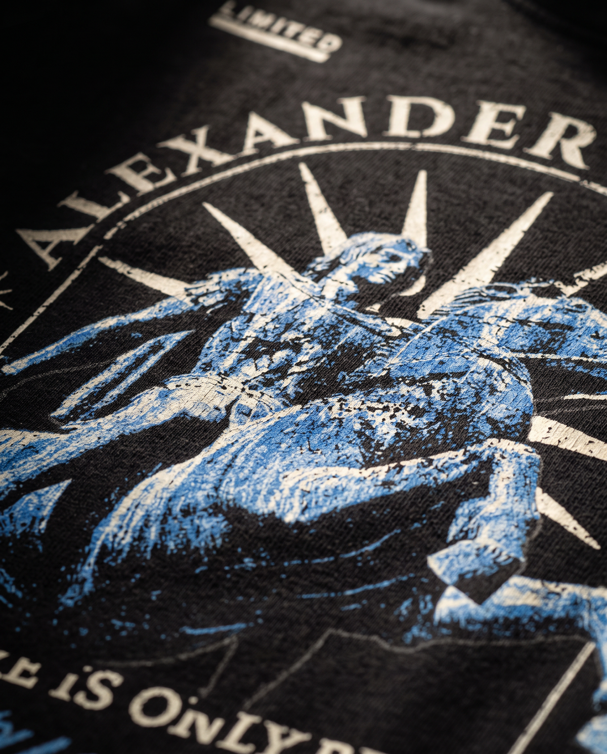 "Alexander" Black Eco Hoodie · 100% Organic Cotton