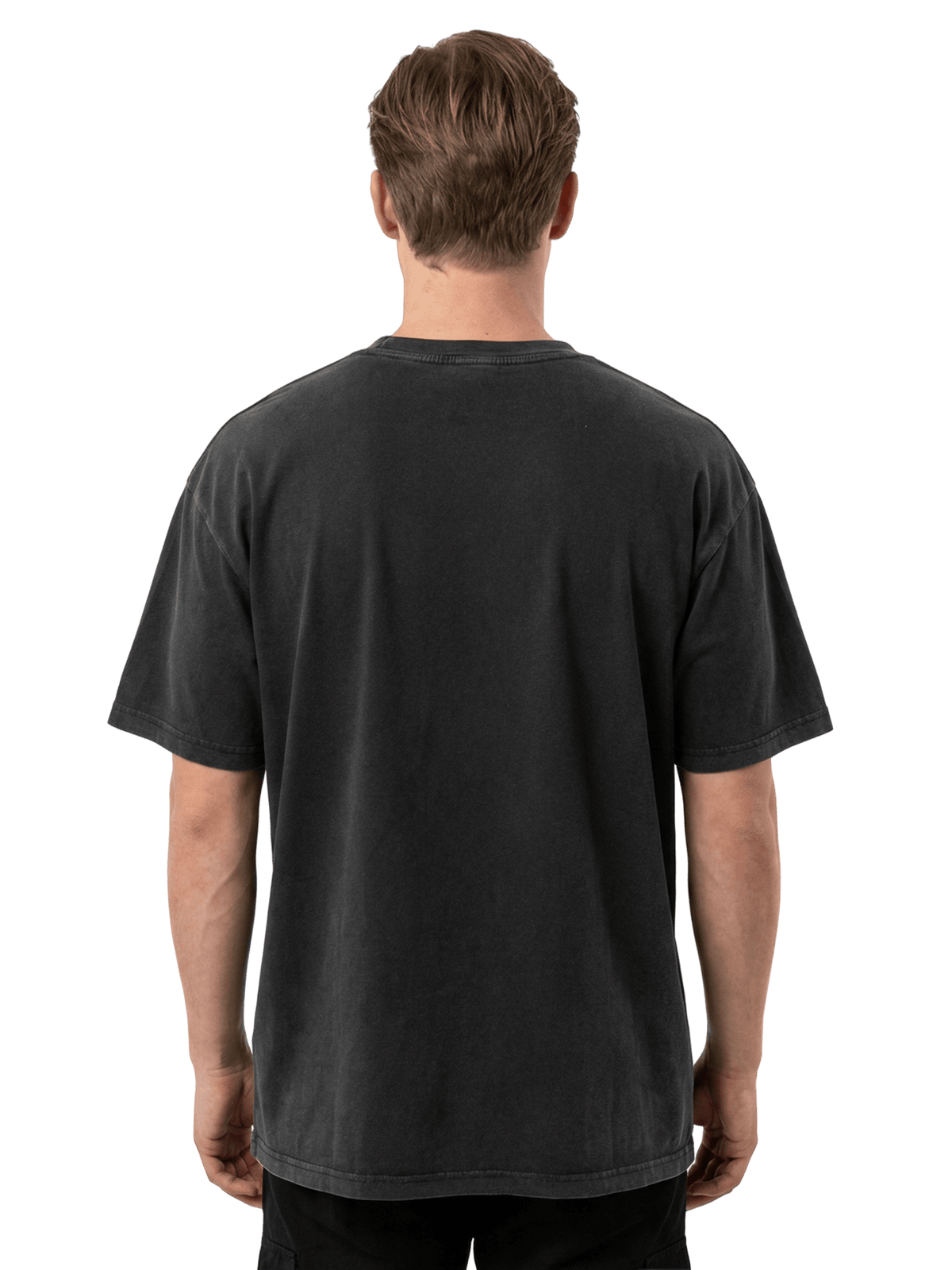 Premium Core Oversized T-shirt · Faded Black · 100% Cotton