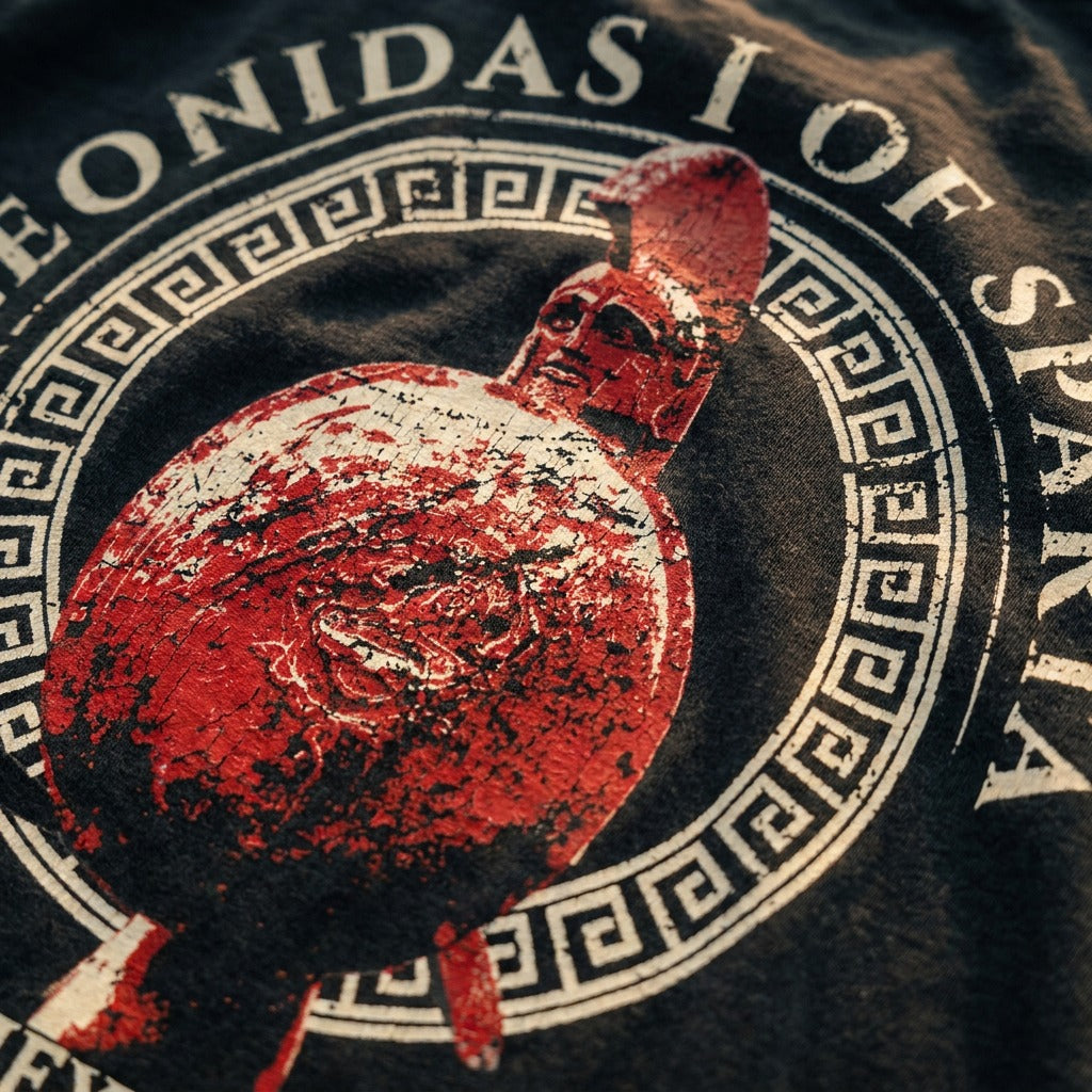 "Leonidas" Oversized T-shirt · Faded Black · 100% Cotton